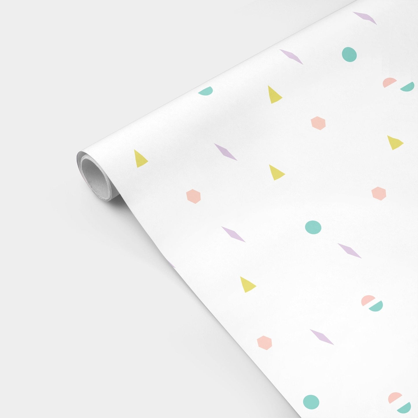 Confetti Geo Gift Wrap VI-Gift Wrapping-The Design Craft