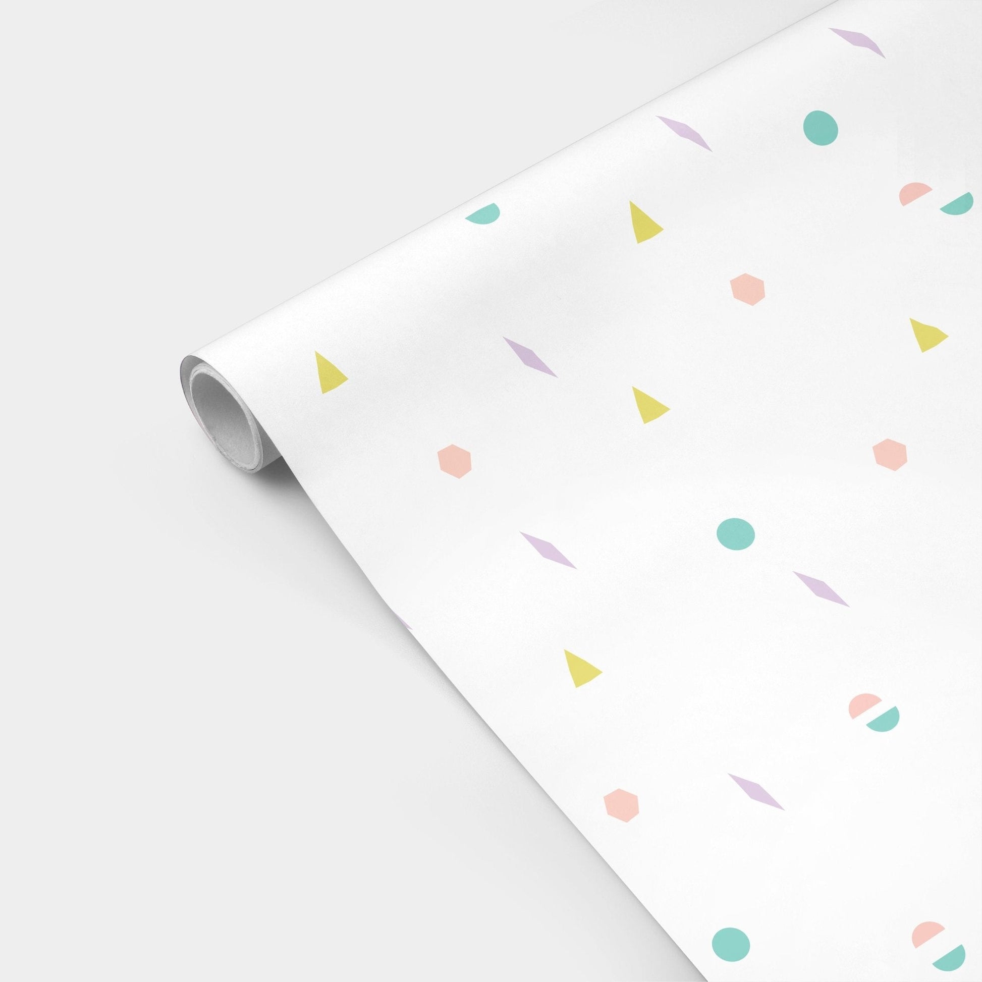 Confetti Geo Gift Wrap VI-Gift Wrapping-The Design Craft