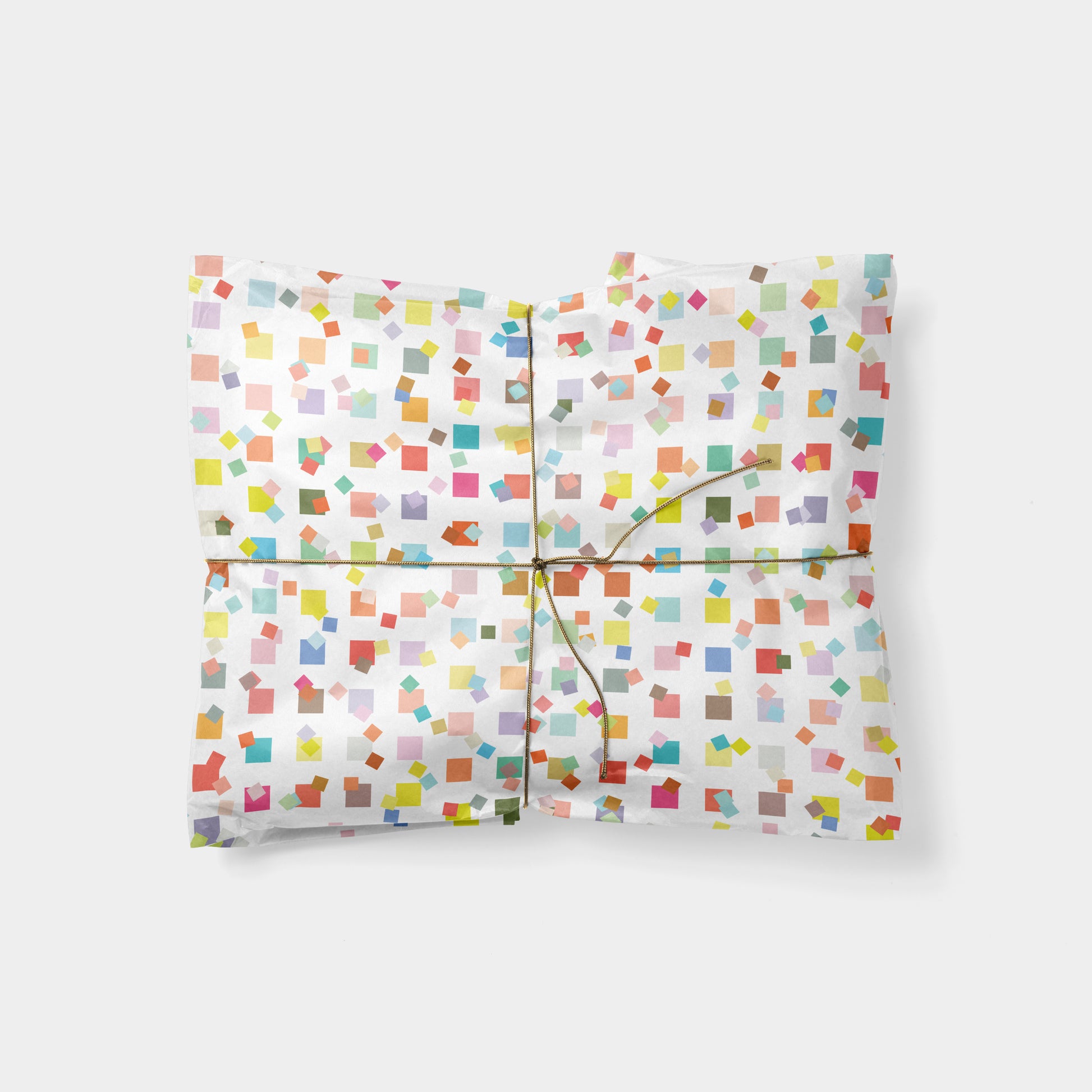 Confetti Grid Gift Wrap