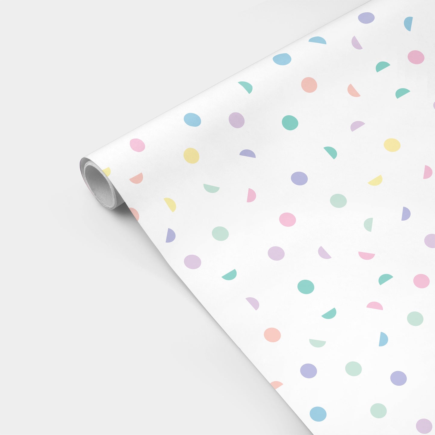 Confetti Half Circle Geo Gift Wrap-Gift Wrapping-The Design Craft