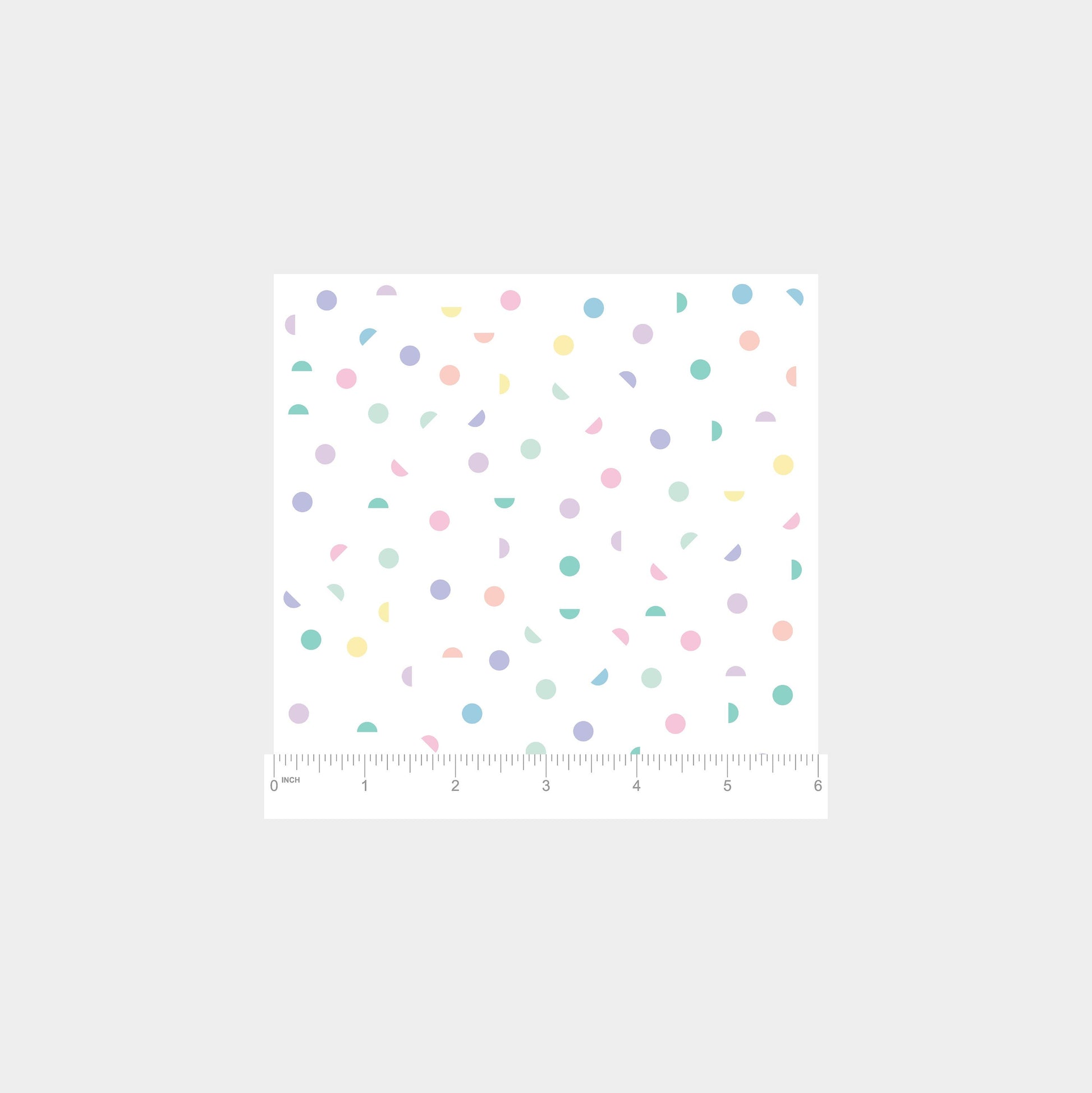 Confetti Half Circle Geo Gift Wrap-Gift Wrapping-The Design Craft