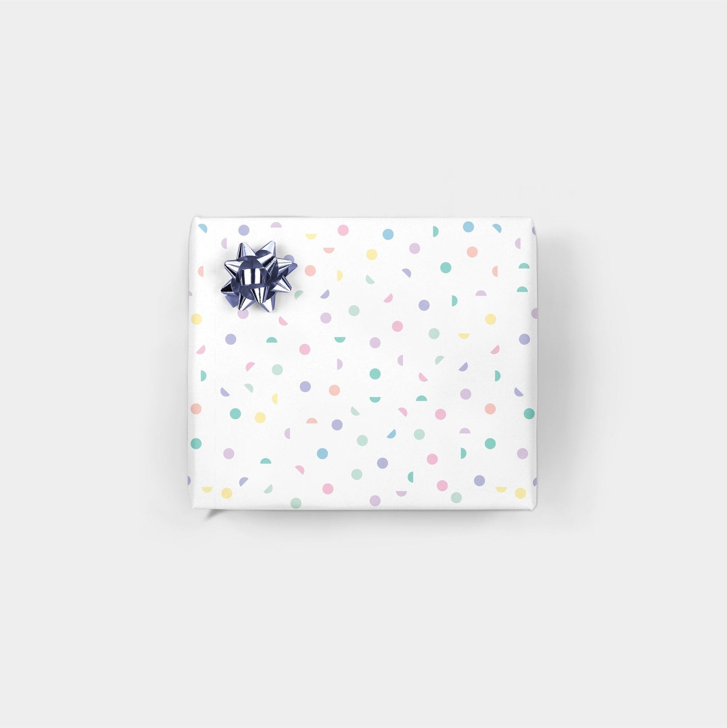 Confetti Half Circle Geo Gift Wrap-Gift Wrapping-The Design Craft