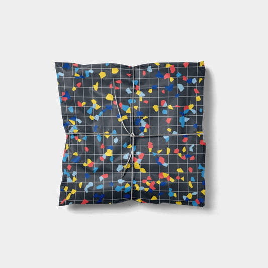 Confetti Memphis Gift Wrap II-Gift Wrapping-The Design Craft