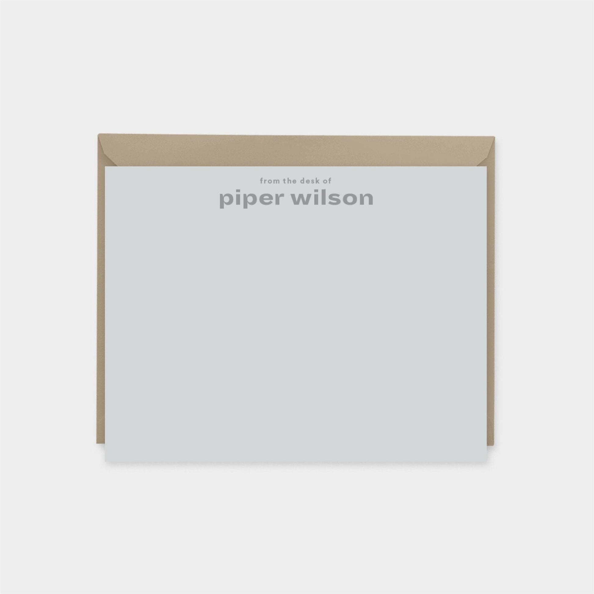 Contemporary Personalized Note Cards,-Greeting & Note Cards-The Design Craft