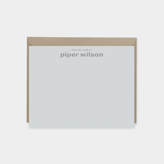 Contemporary Personalized Note Cards,-Greeting & Note Cards-The Design Craft