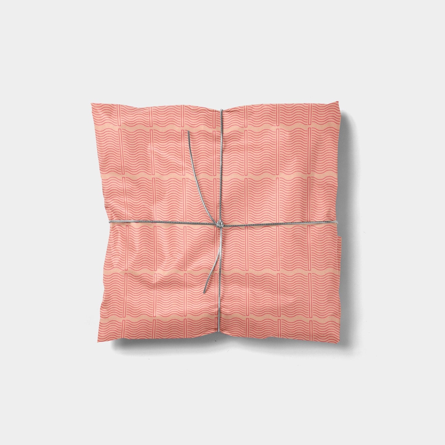 Coral Fine Line Gift Wrap-Gift Wrapping-The Design Craft