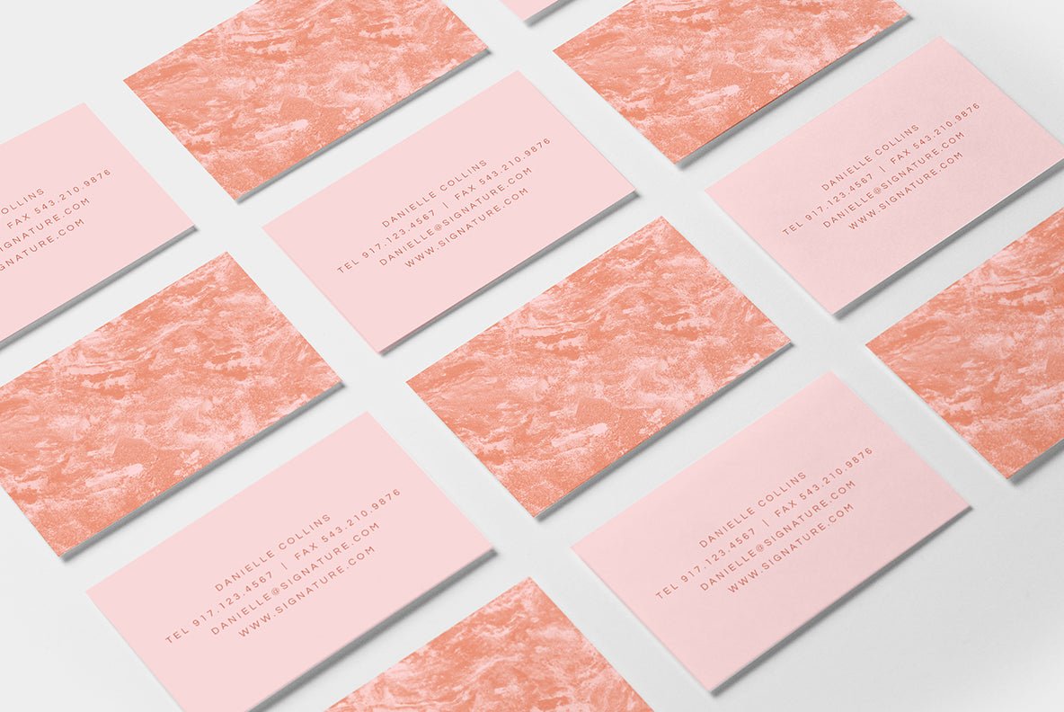 Coral Terrain Business Card-Greeting & Note Cards-The Design Craft