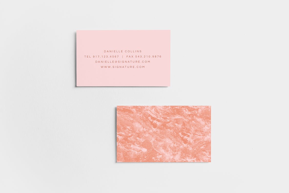 Coral Terrain Business Card-Greeting & Note Cards-The Design Craft