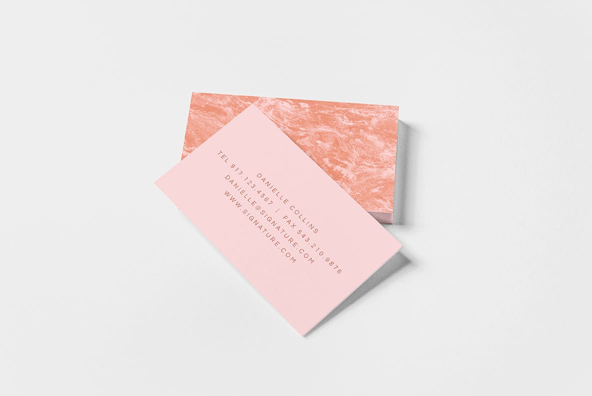 Coral Terrain Business Card-Greeting & Note Cards-The Design Craft