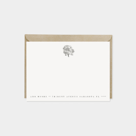 Cowania Plicata Botanical Note Cards-Greeting & Note Cards-The Design Craft