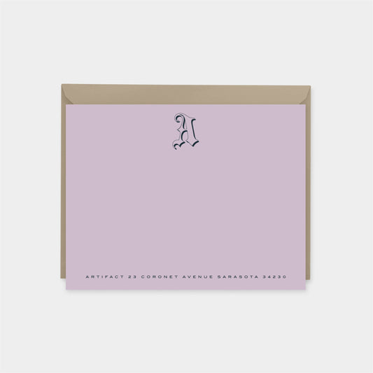 Creative Monogram Note Cards-Greeting & Note Cards-The Design Craft