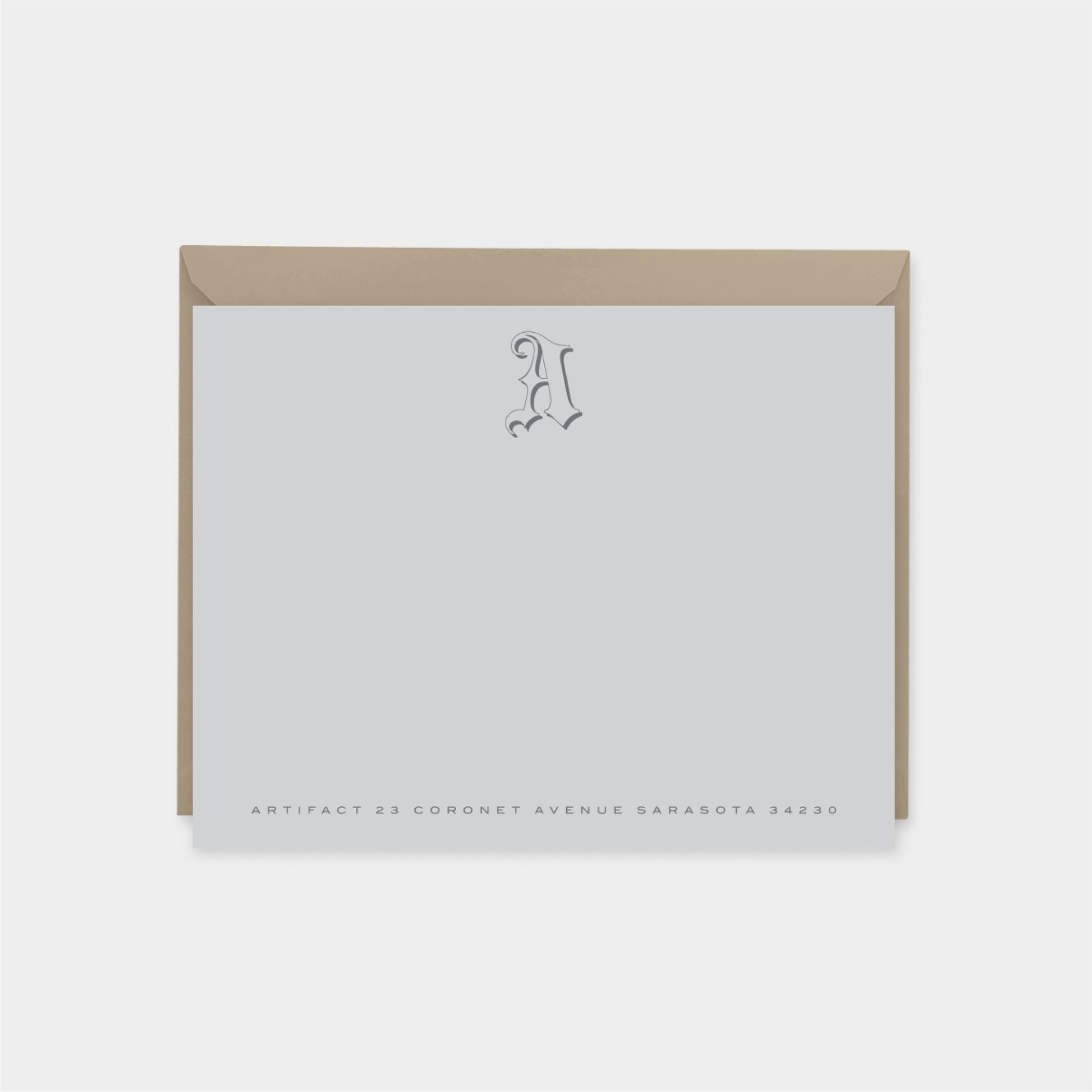 Creative Monogram Note Cards II-Greeting & Note Cards-The Design Craft