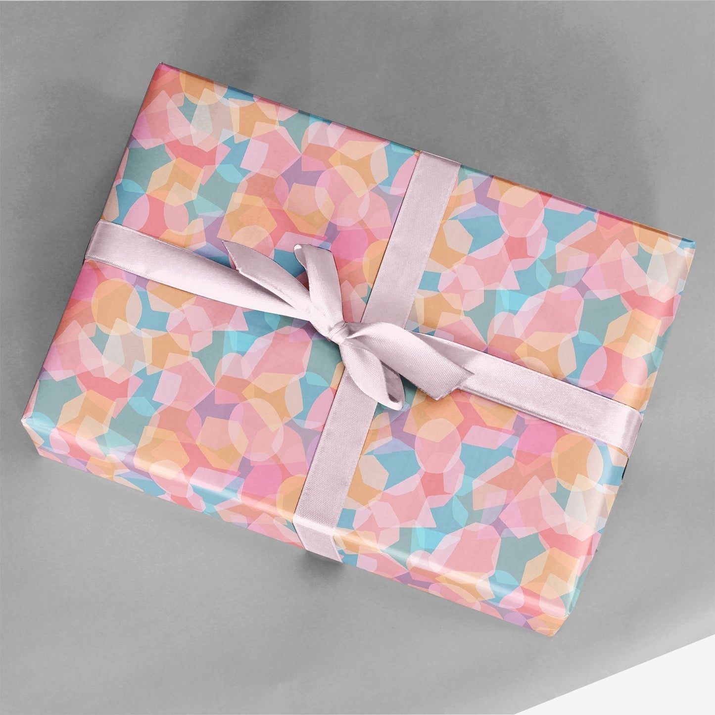 Cut Out Collage Gift Wrap-Gift Wrapping-The Design Craft