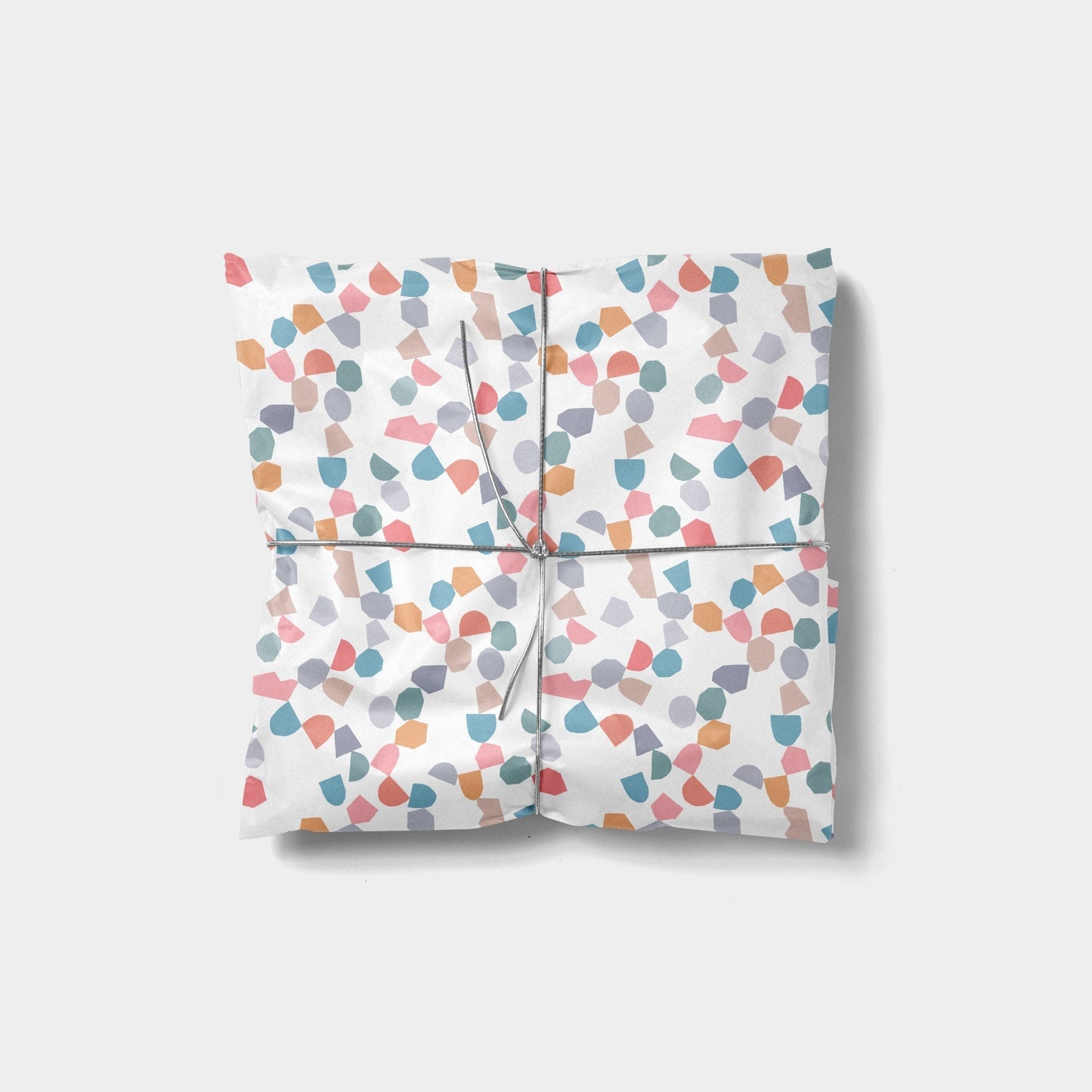 Cut Out Terrazzo Gift Wrap-Gift Wrapping-The Design Craft