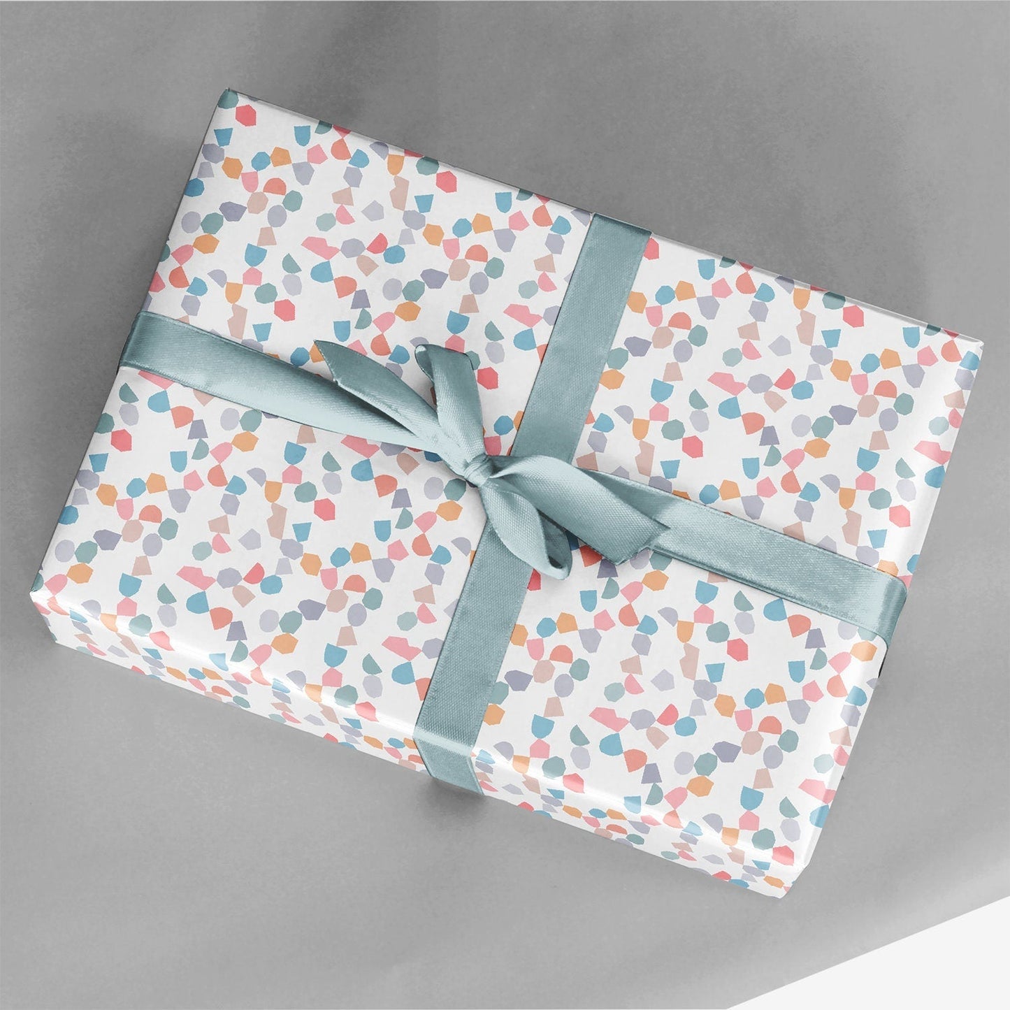 Cut Out Terrazzo Gift Wrap-Gift Wrapping-The Design Craft