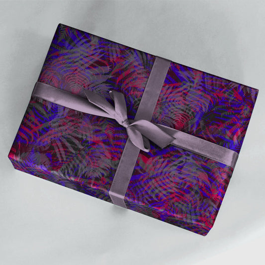 Dark Tropical Gift Wrap II-Gift Wrapping-The Design Craft