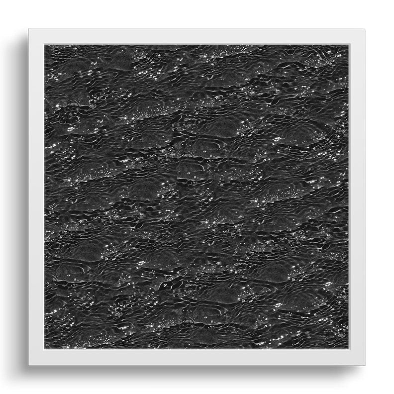 Dark Waves | Monochrome Water Art Print-The Design Craft