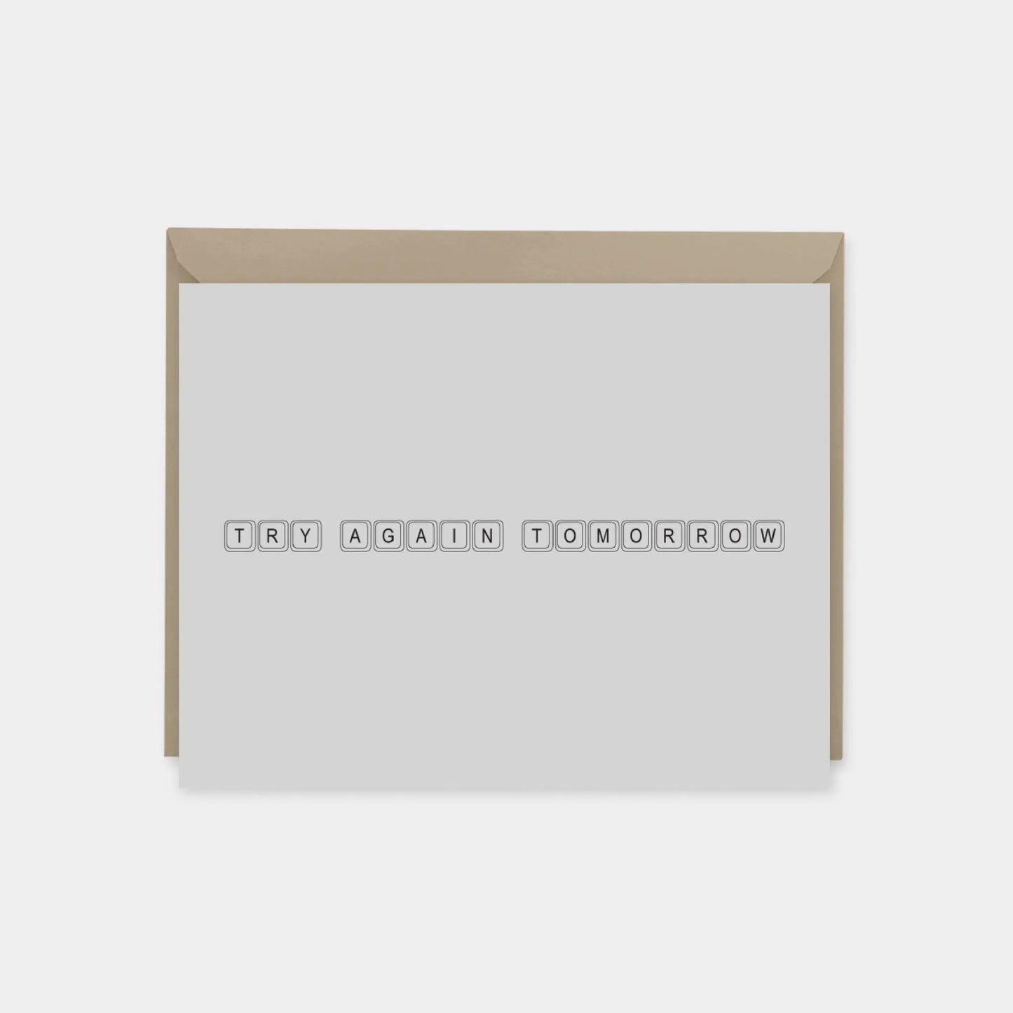 Digital Detox Keyboard Card-The Design Craft