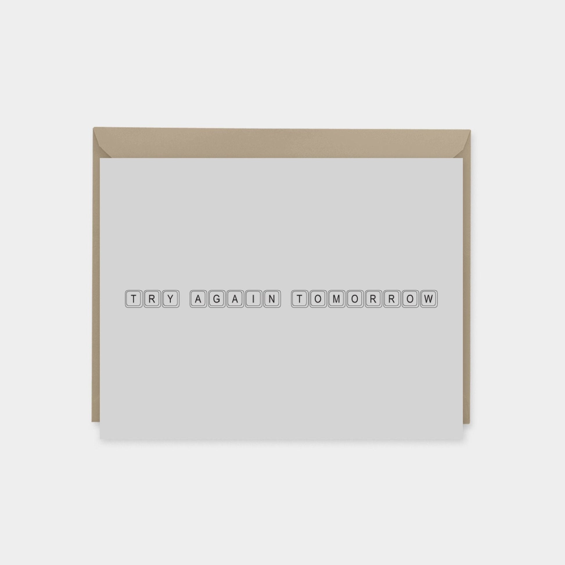 Digital Detox Keyboard Card Set,-Greeting & Note Cards-The Design Craft