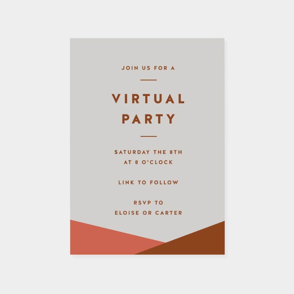 Digital Event Invitation, Virtual-The Design Craft