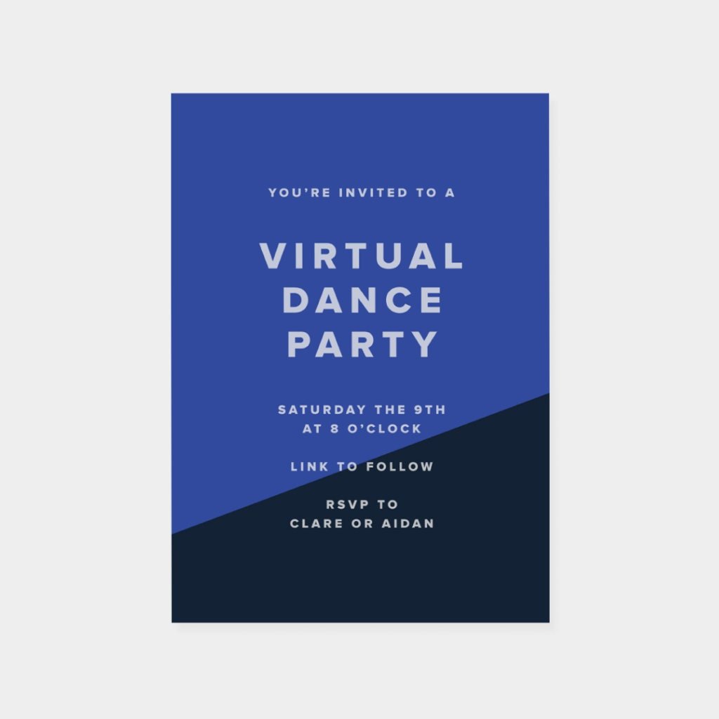 Digital Event Invitation, Virtual-The Design Craft