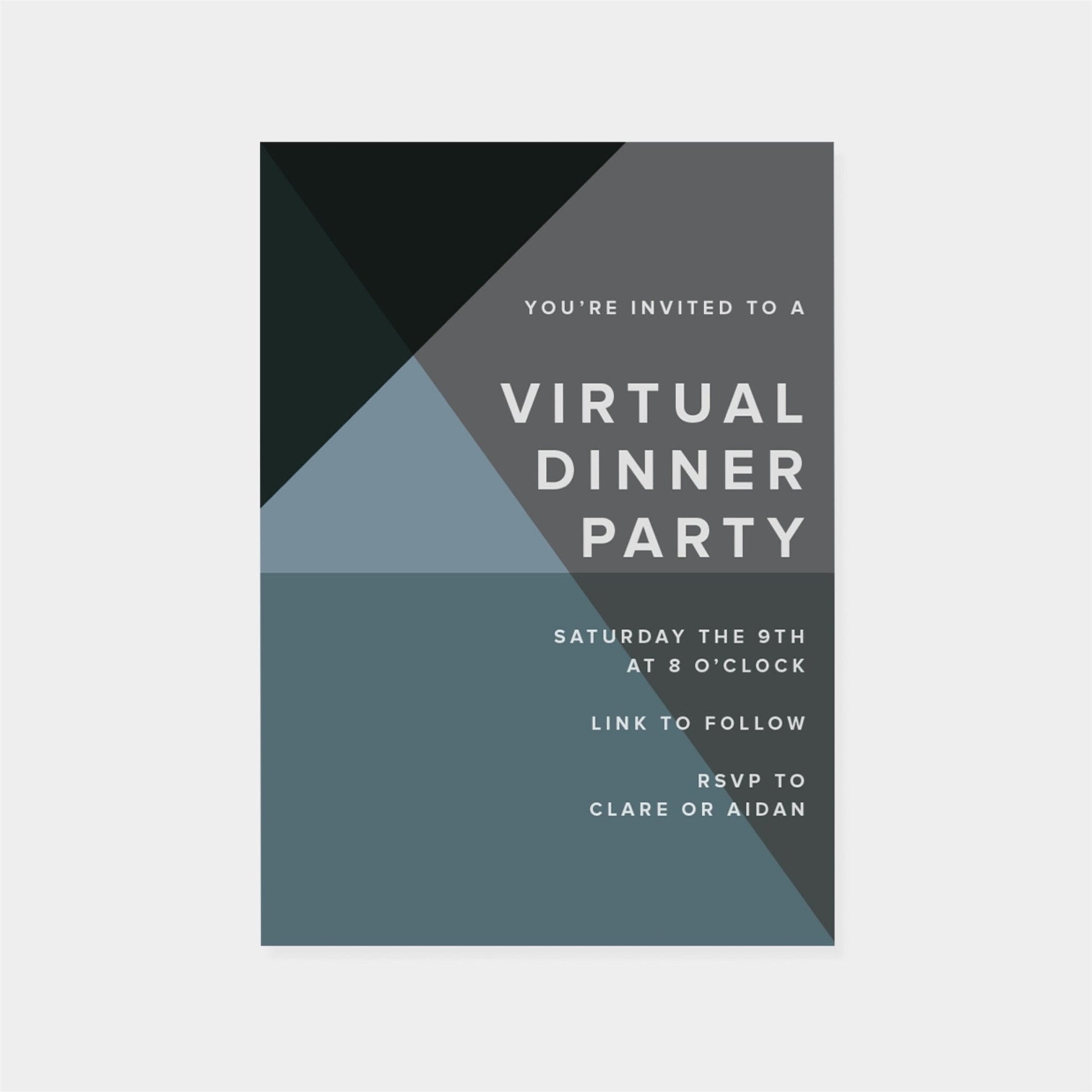 Digital Event Invitation, Virtual-The Design Craft