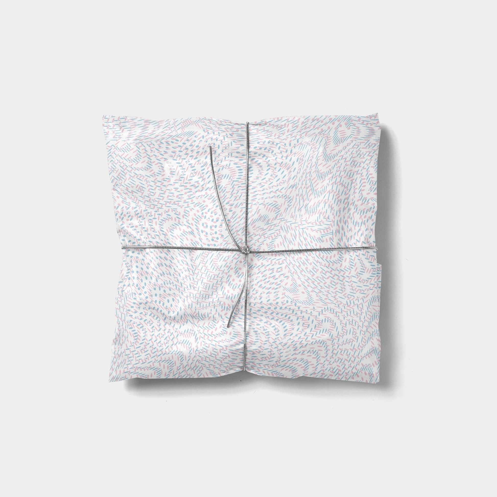 Dot Waves Gift Wrap-Gift Wrapping-The Design Craft