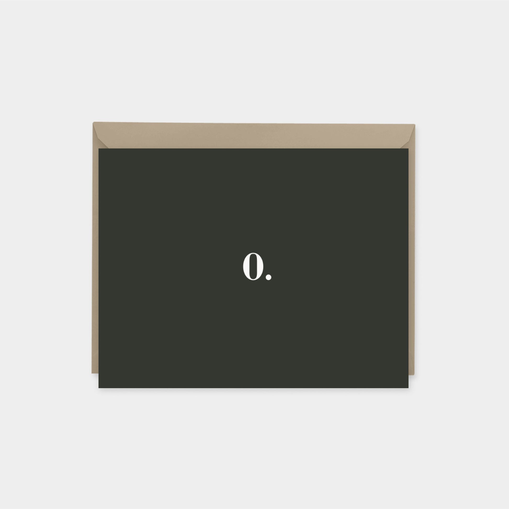 Elegant Modern Letter Monogram Note Cards