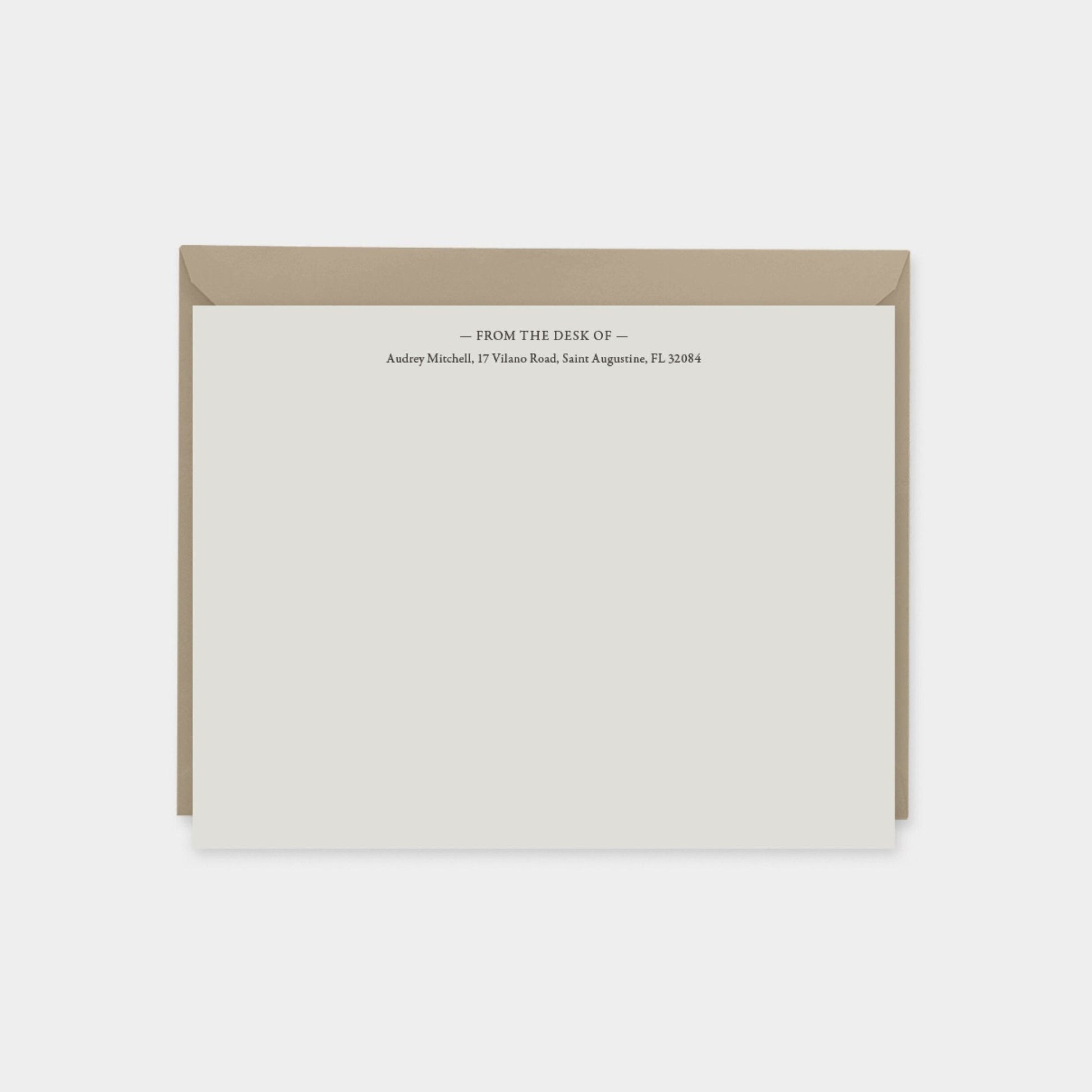 Elegant Personalized Note Cards IV,-Greeting & Note Cards-The Design Craft