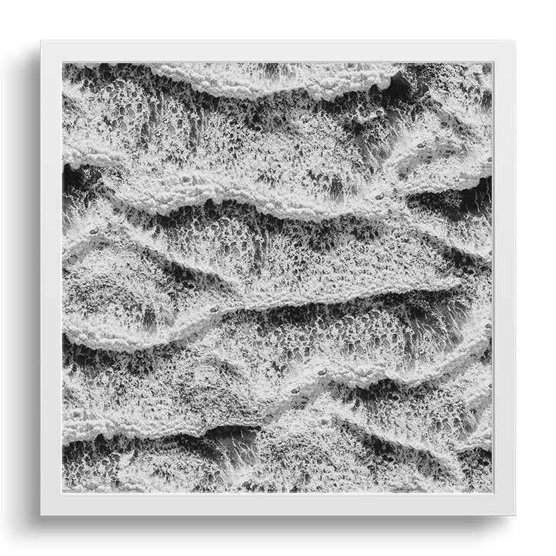 Endless Waves | Black and White Beach Art-Art-The Design Craft