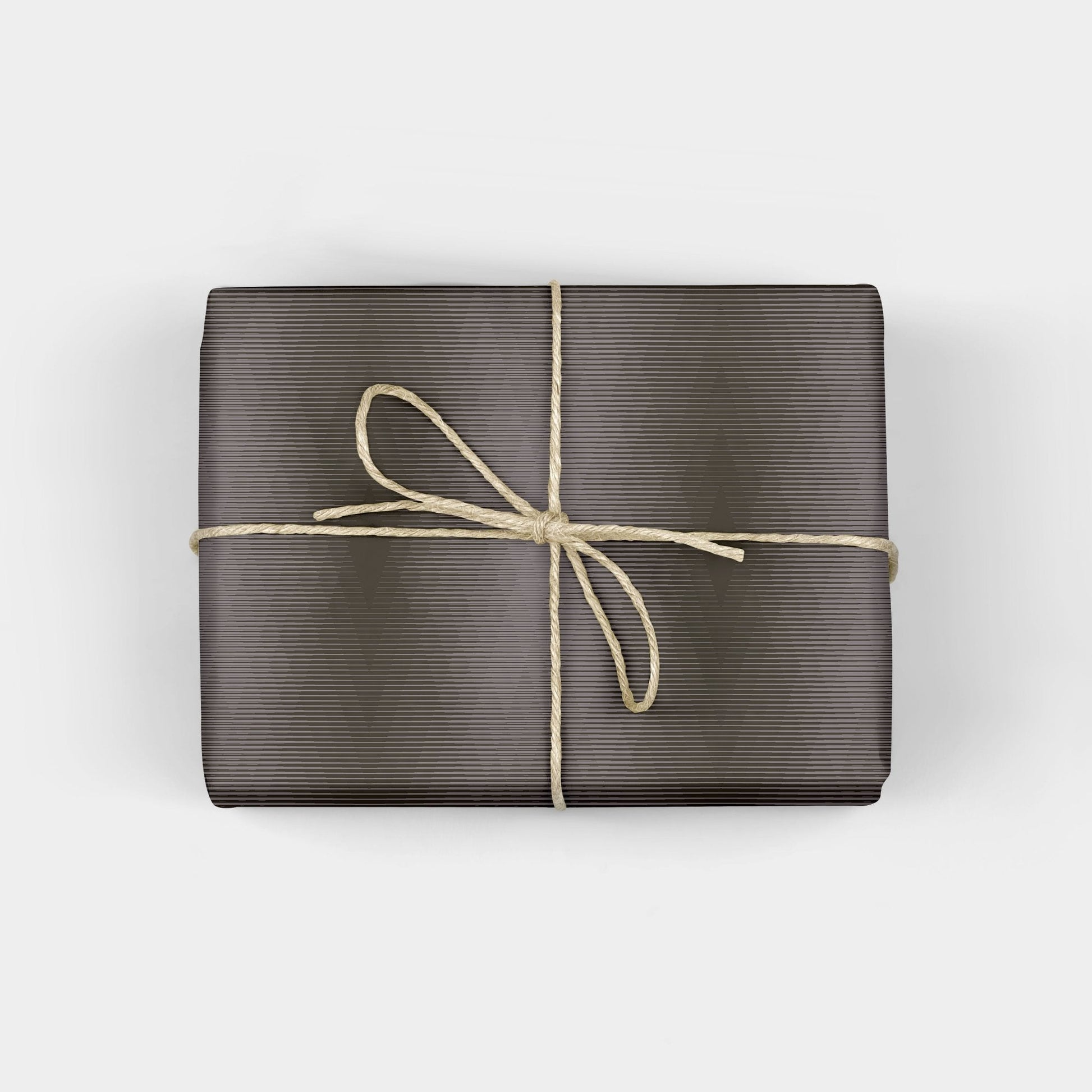 Fine Line Brown Wrapping Paper Sheets,-Gift Wrapping-The Design Craft