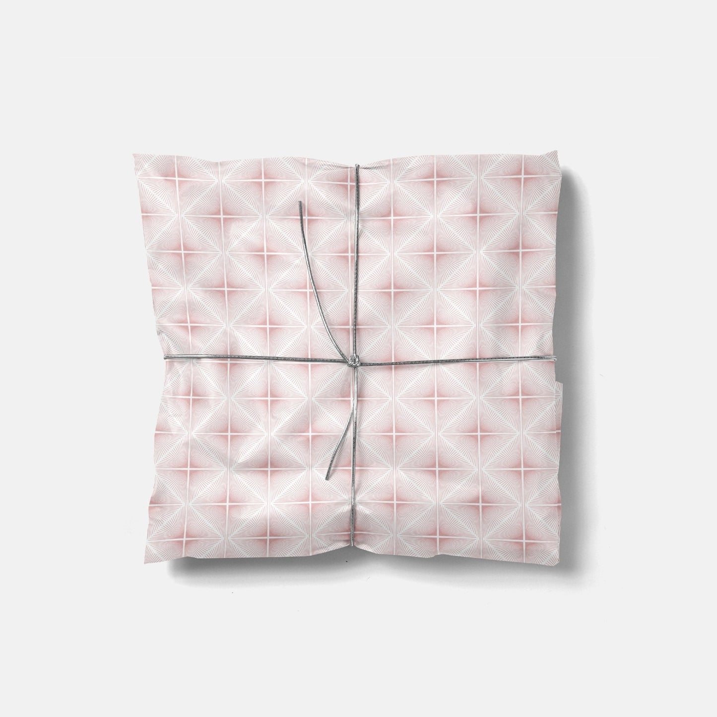 Fine Line Deco Pink Wrapping Paper-Gift Wrapping-The Design Craft