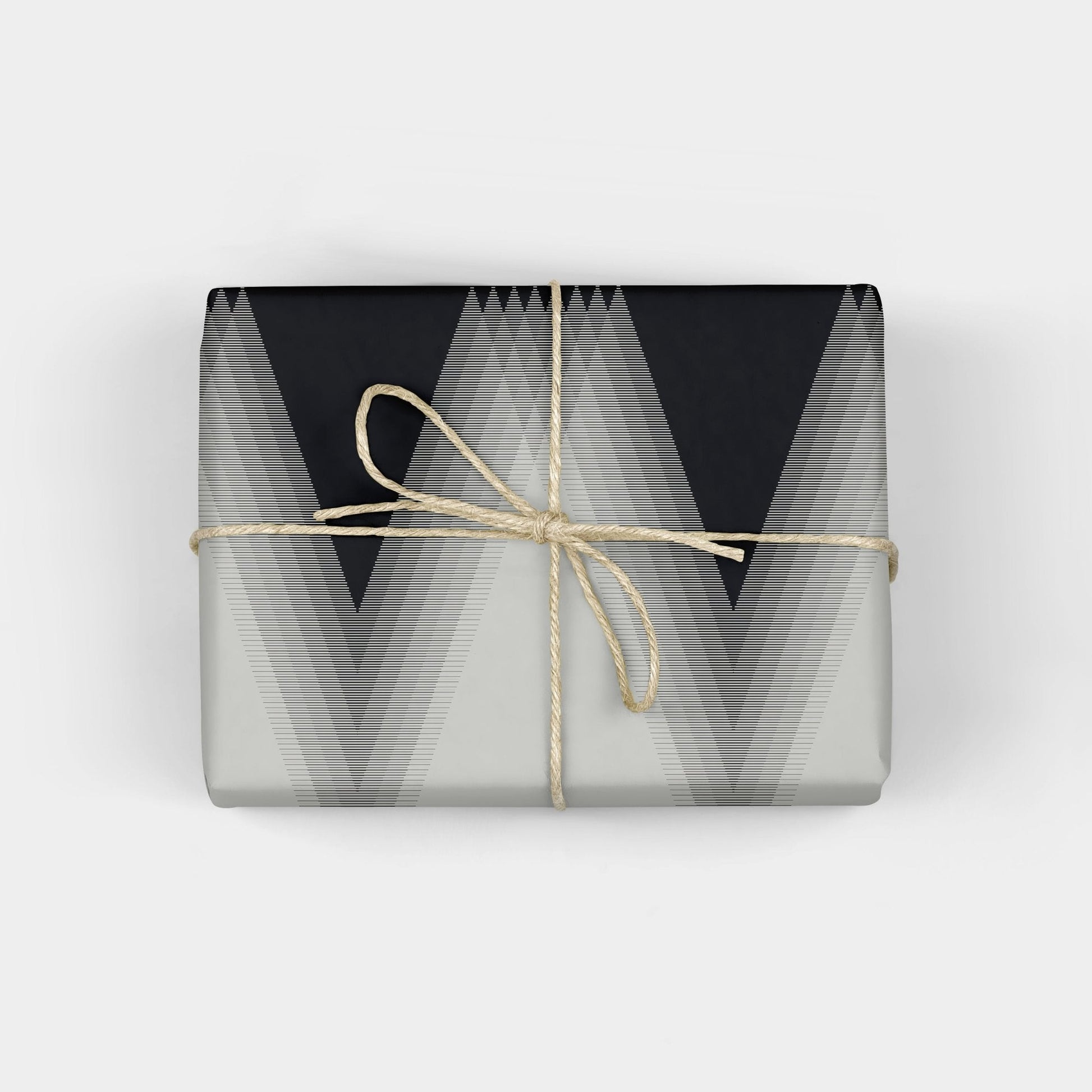 Fine Line Light Gray and Anthracite-Gift Wrapping-The Design Craft