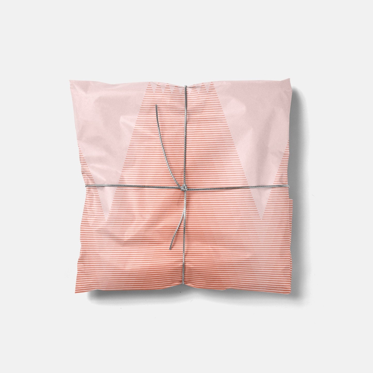 Fine Line Pink Wrapping Paper Sheets,-Gift Wrapping-The Design Craft