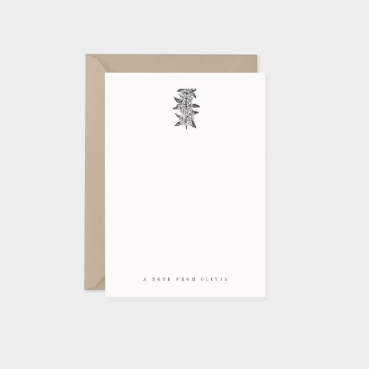 Fire Cherry Botanical Note Cards-Greeting & Note Cards-The Design Craft