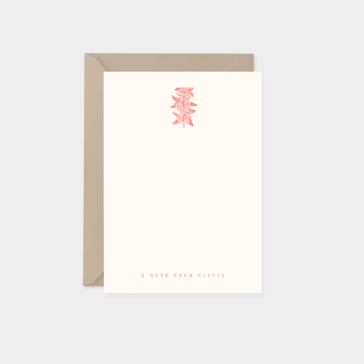 Fire Cherry Botanical Note Cards II-Greeting & Note Cards-The Design Craft