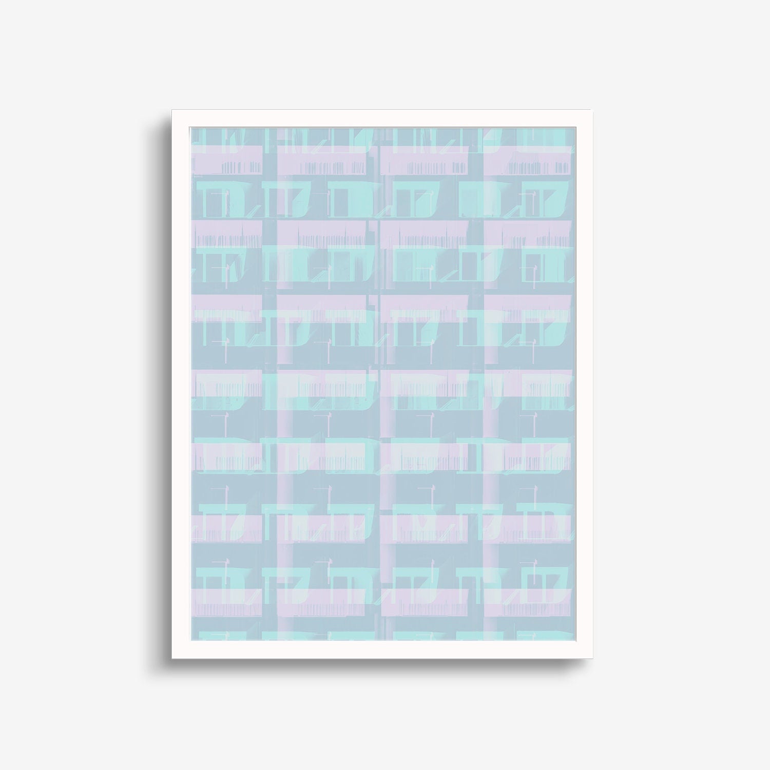 Flat Facade Art Print-Art Prints-The Design Craft