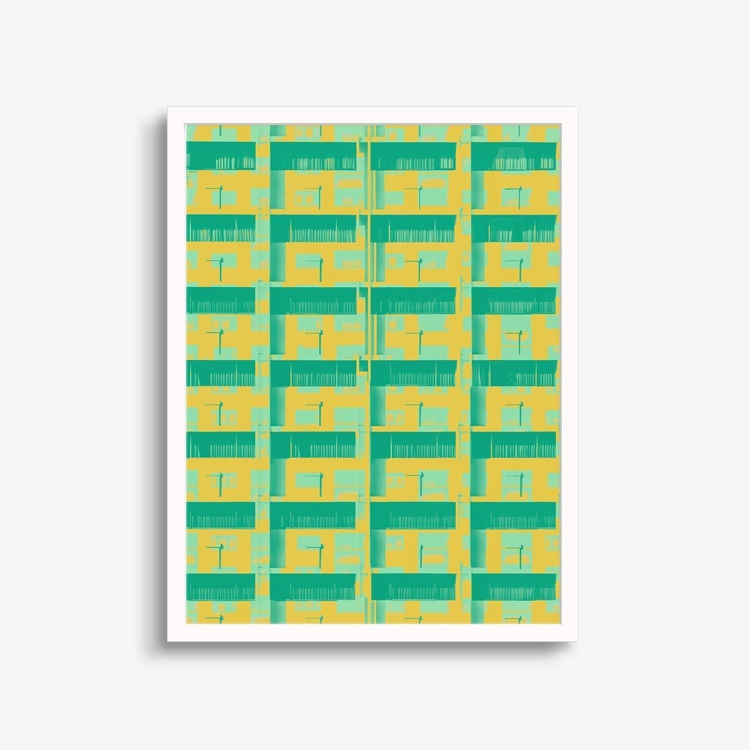 Flat No. 6 Art Print, Modern-Art Prints-The Design Craft