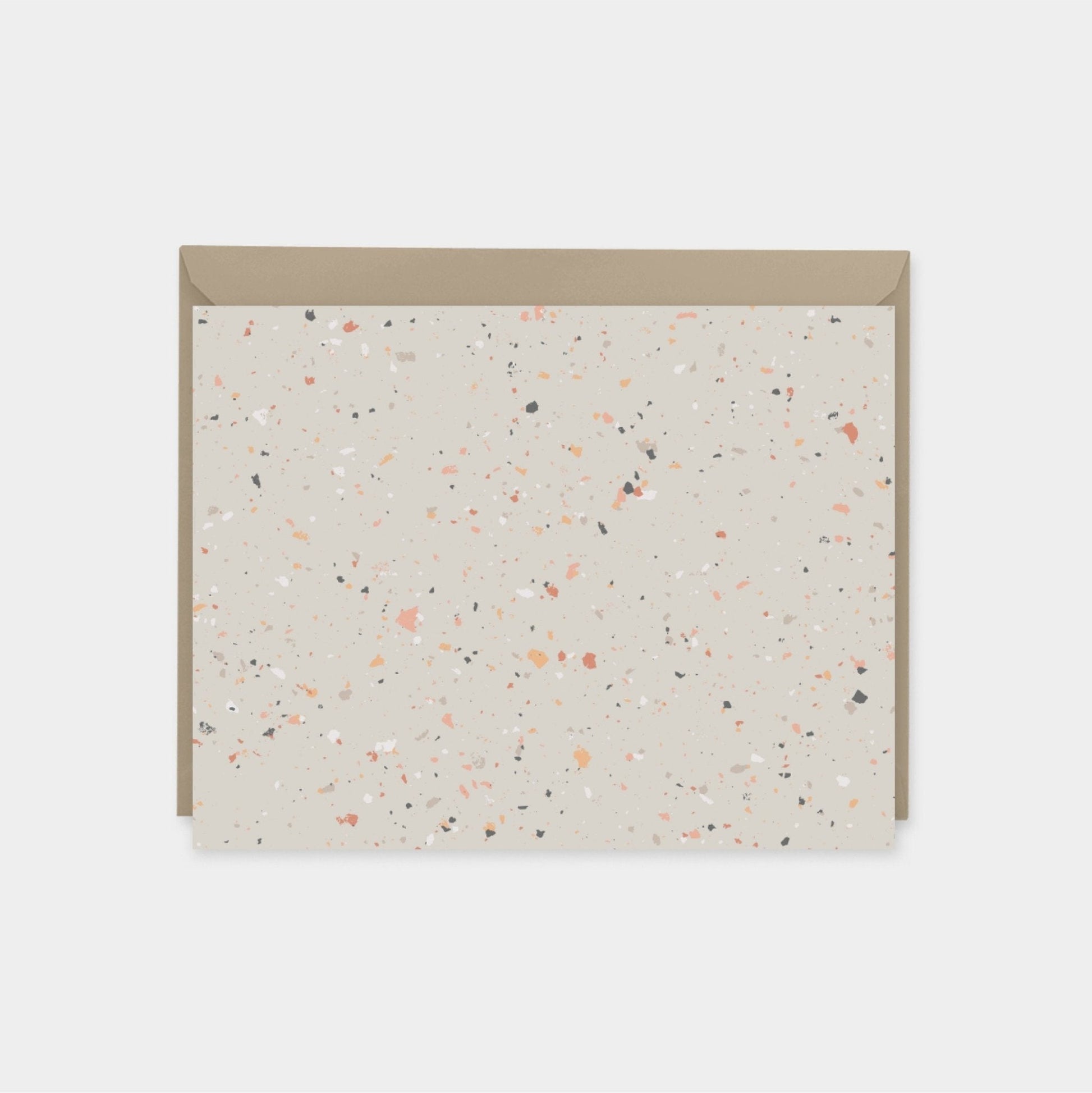 Flecked Card II, Blank Thank You Card,-Greeting & Note Cards-The Design Craft