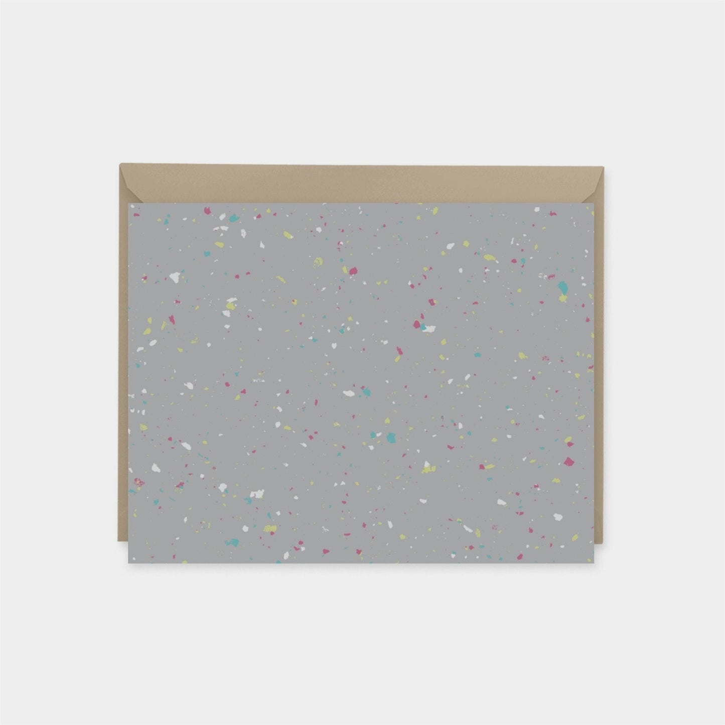 Flecked Card VII, Blank Thank You Card,-Greeting & Note Cards-The Design Craft