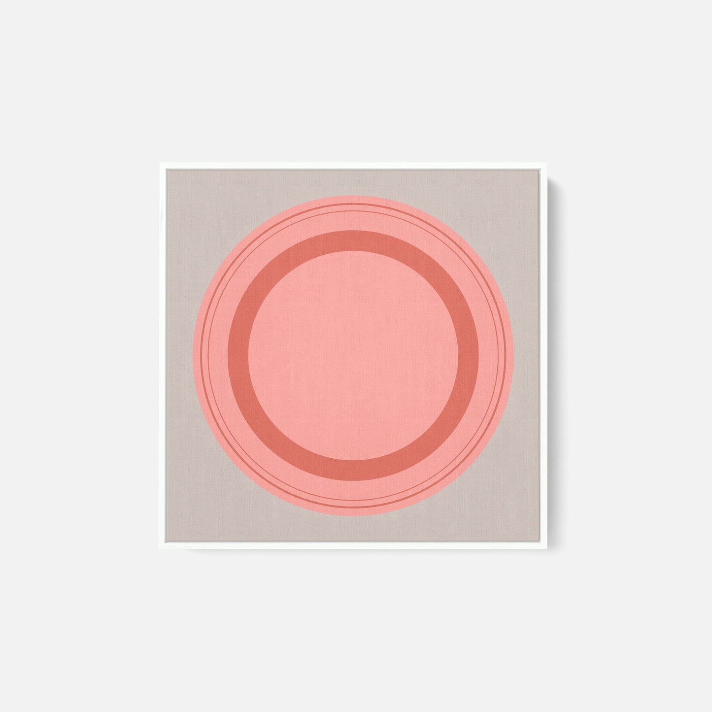 Floater Frame Circle-Canvas Wall Art-The Design Craft