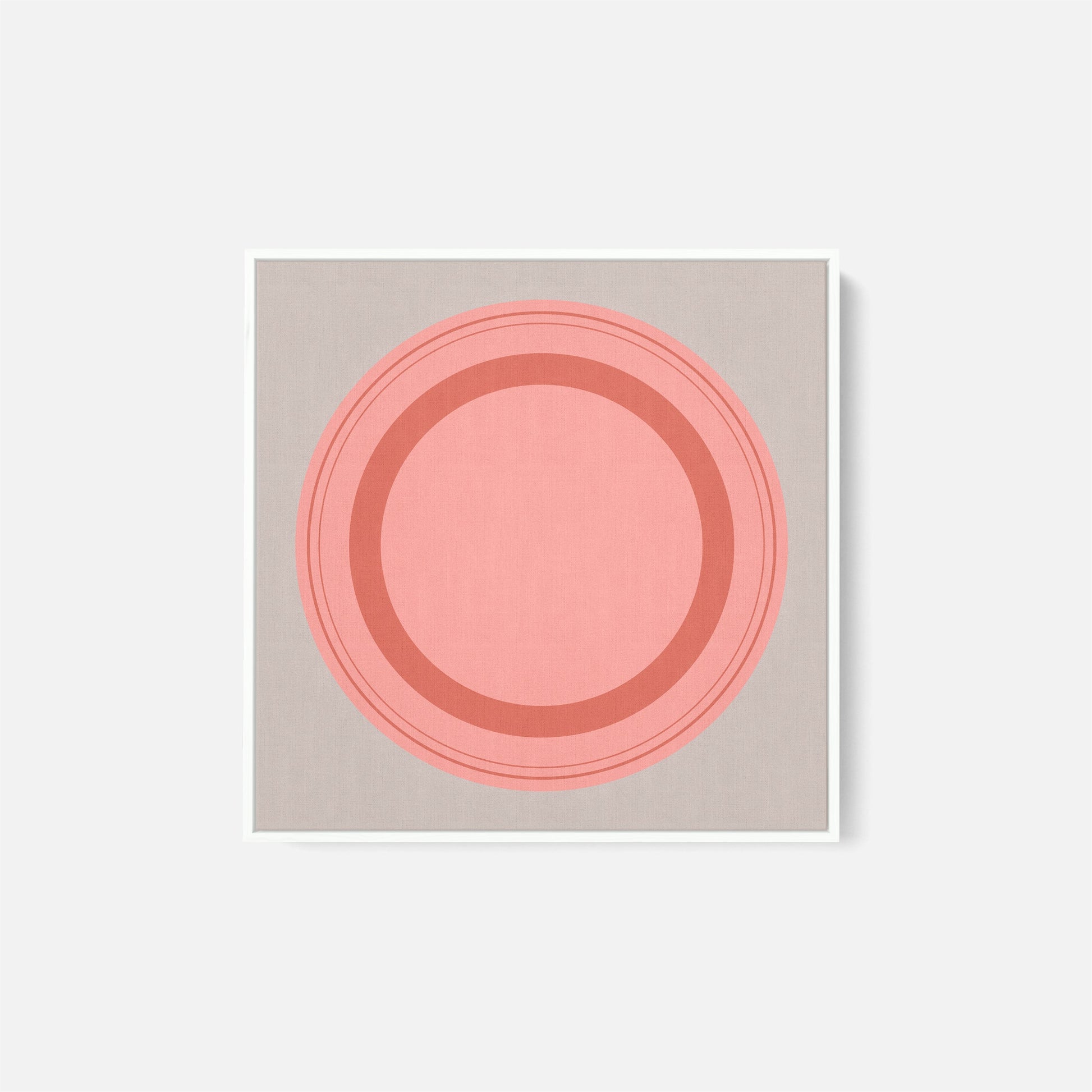 Floater Frame Circle-Canvas Wall Art-The Design Craft