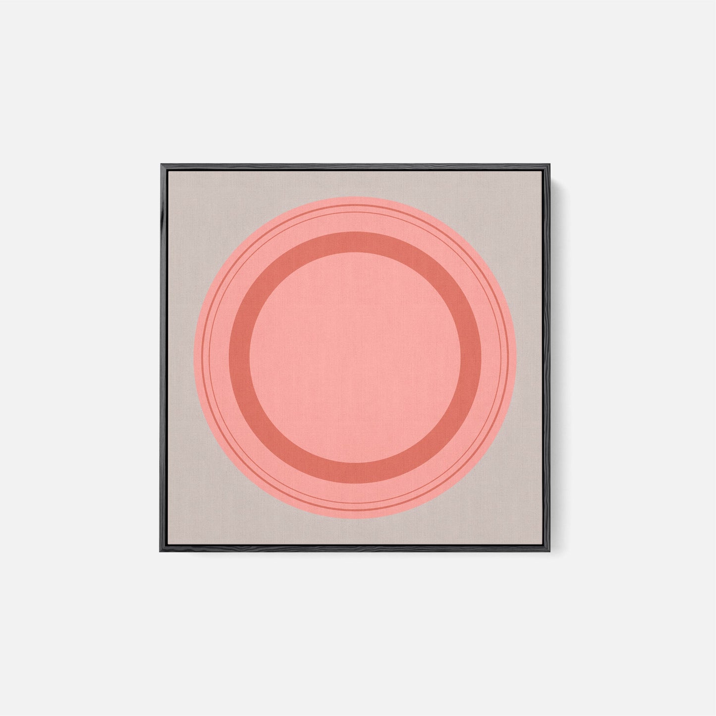 Floater Frame Circle-Canvas Wall Art-The Design Craft