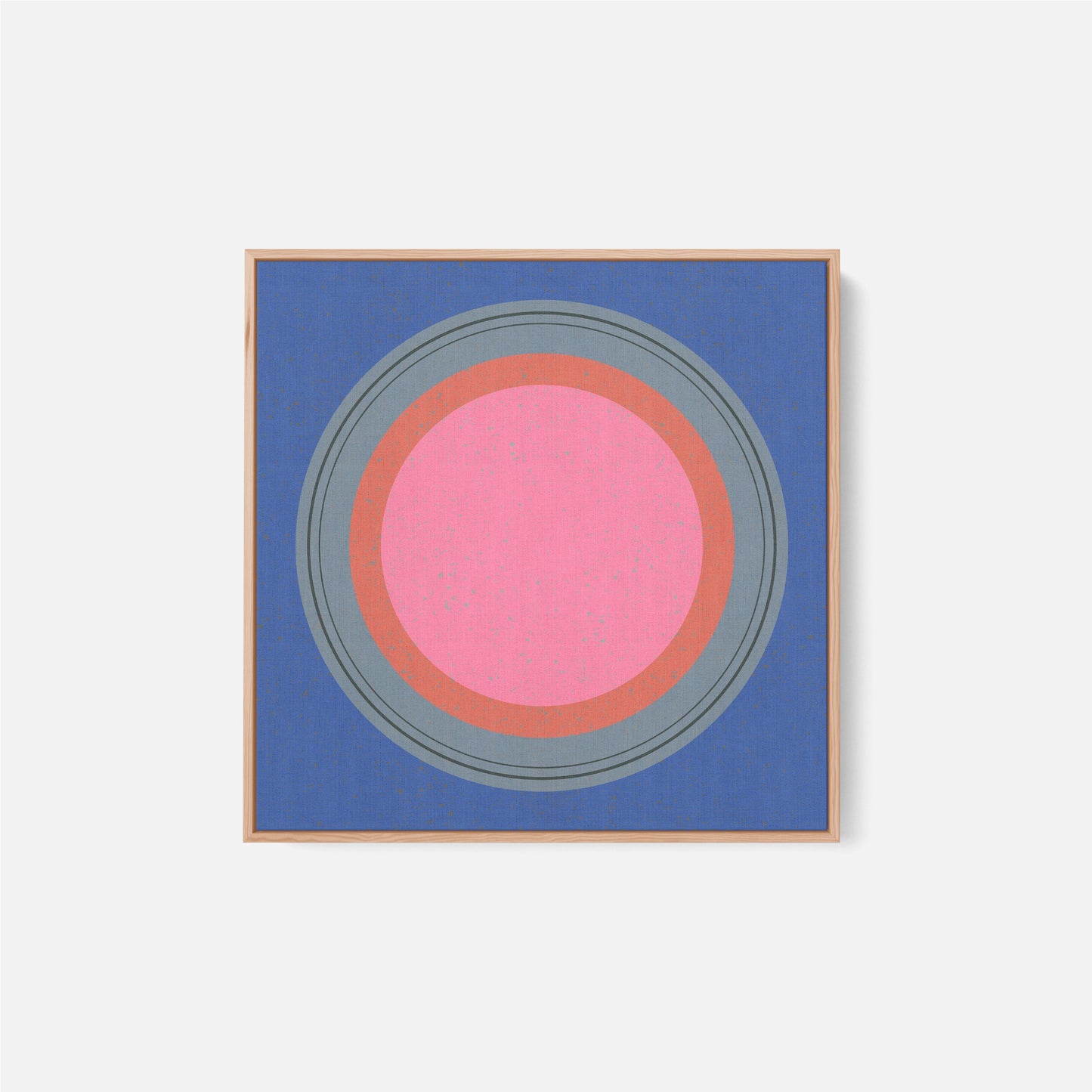 Floater Frame Circle III-Canvas Wall Art-The Design Craft