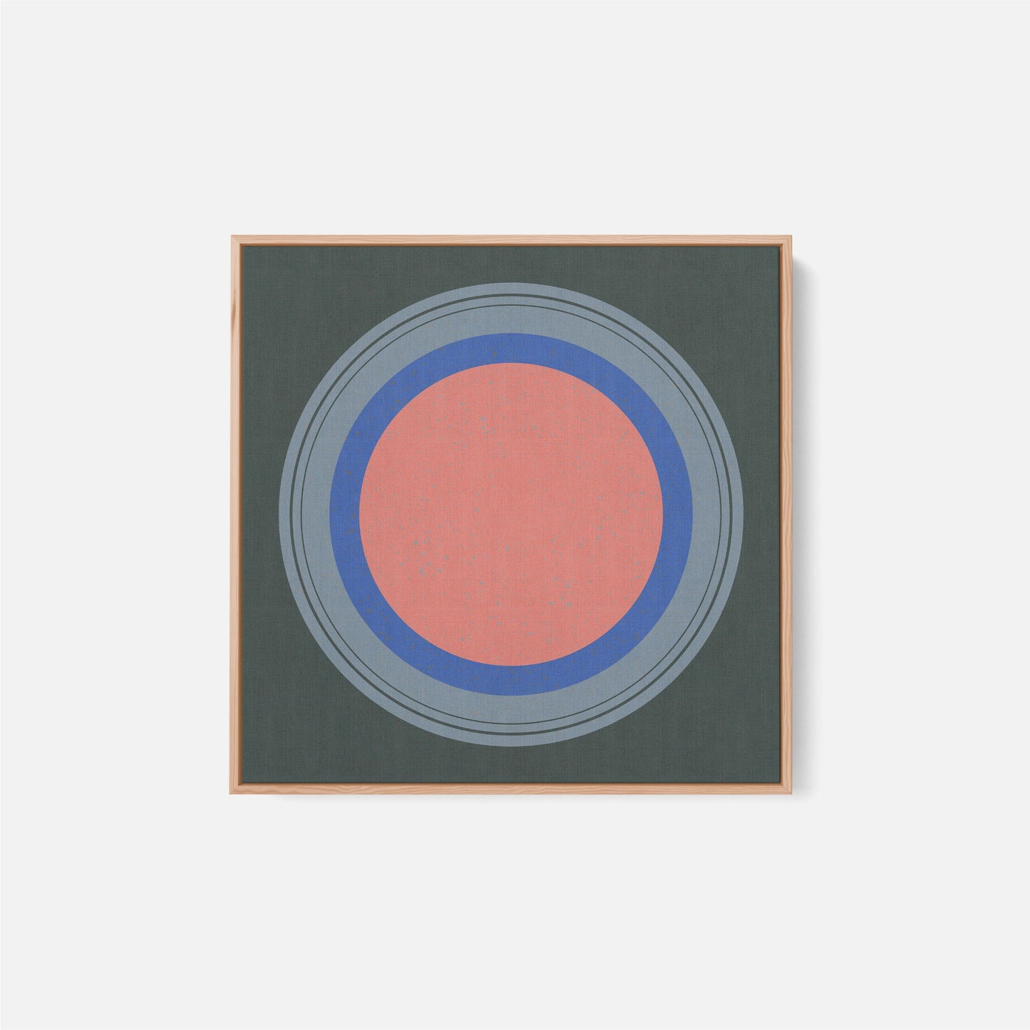 Floater Frame Circle IV-Canvas Wall Art-The Design Craft