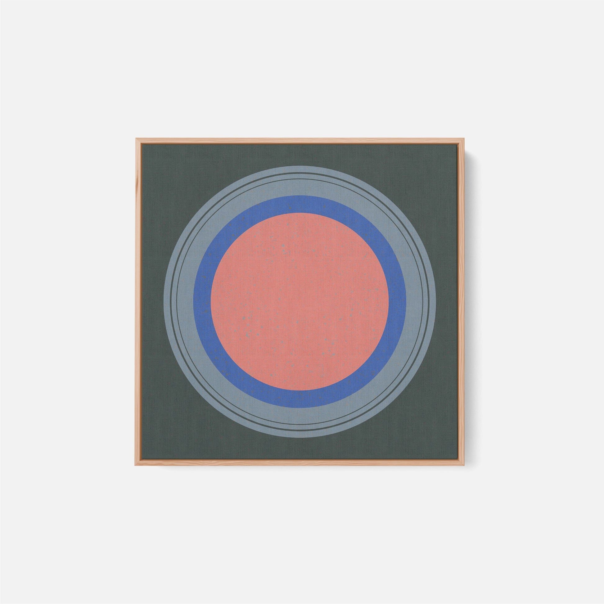 Floater Frame Circle IV-Canvas Wall Art-The Design Craft