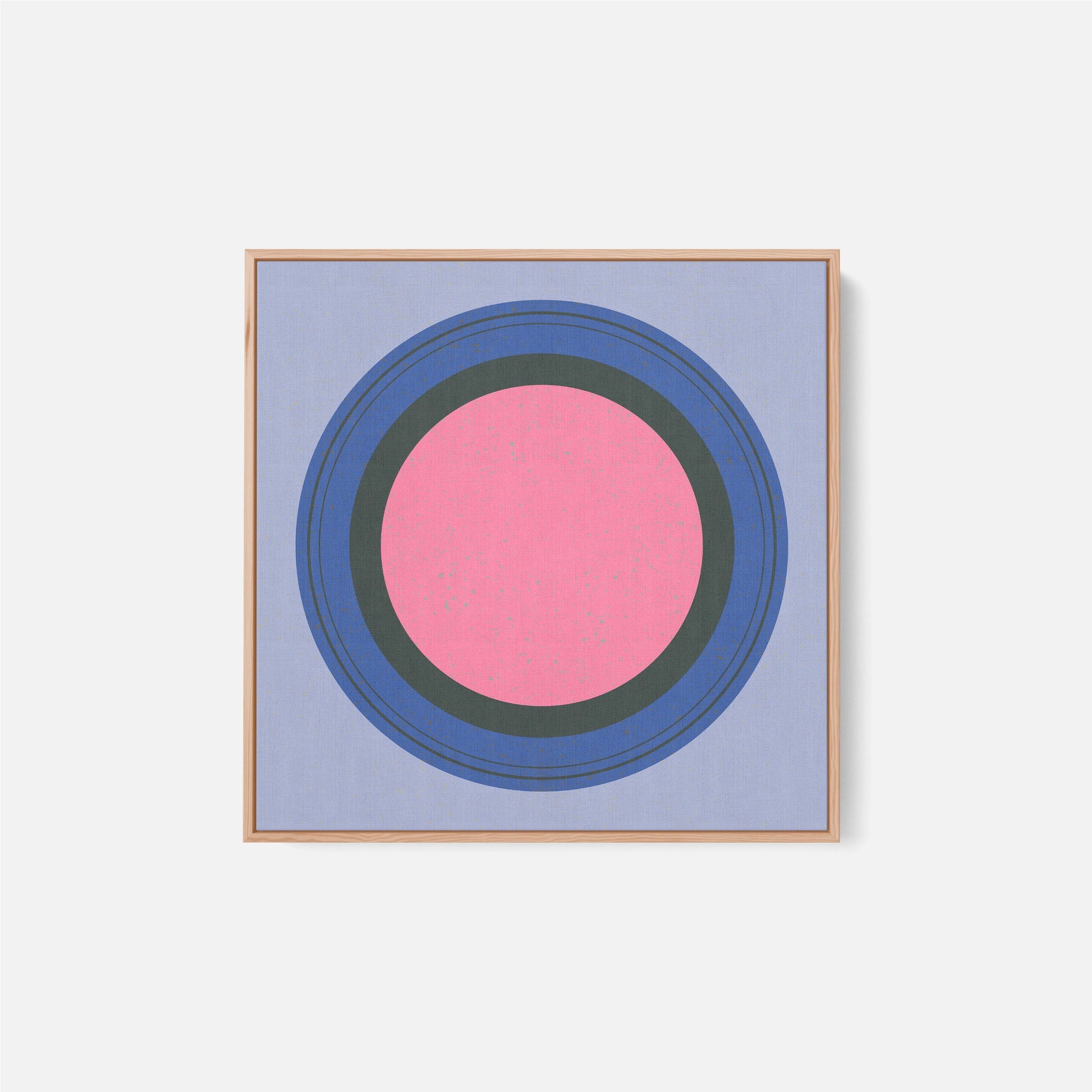 Floater Frame Circle VI-Canvas Wall Art-The Design Craft