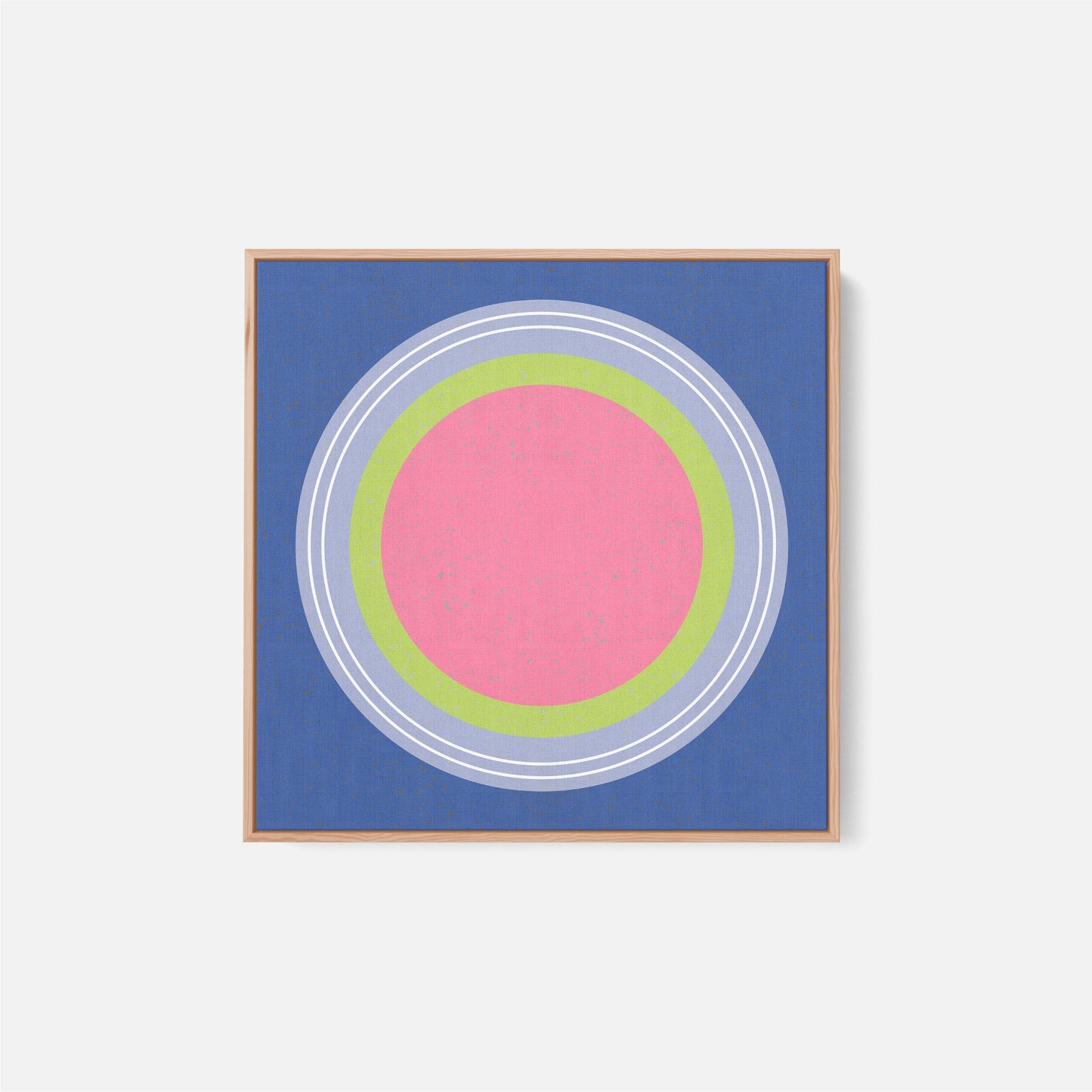 Floater Frame Circle VII-Canvas Wall Art-The Design Craft