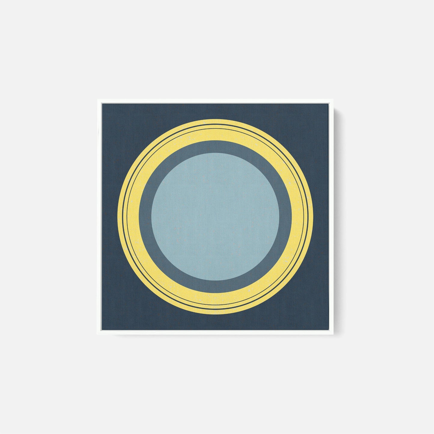 Floater Frame Circle VIII-Canvas Wall Art-The Design Craft