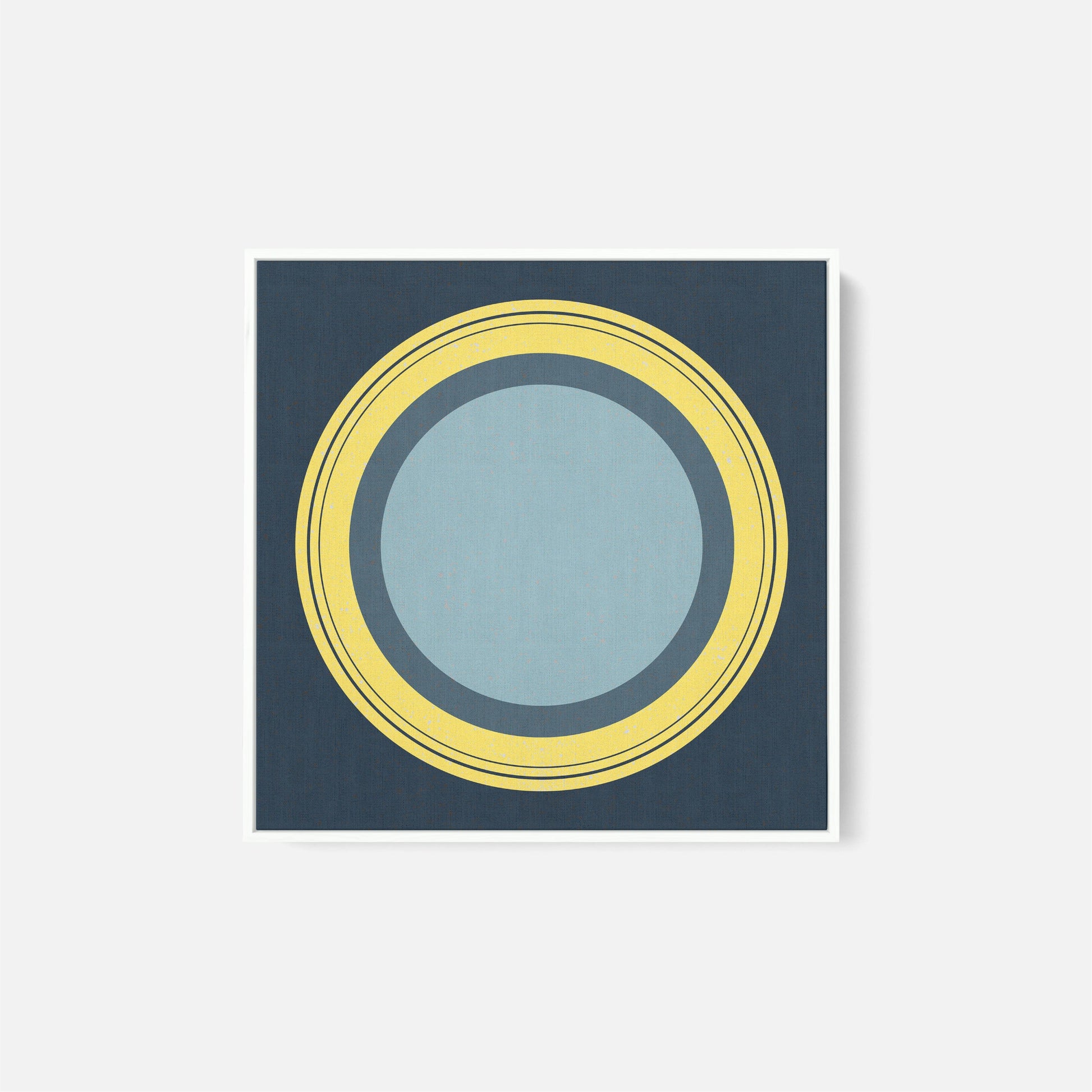 Floater Frame Circle VIII-Canvas Wall Art-The Design Craft